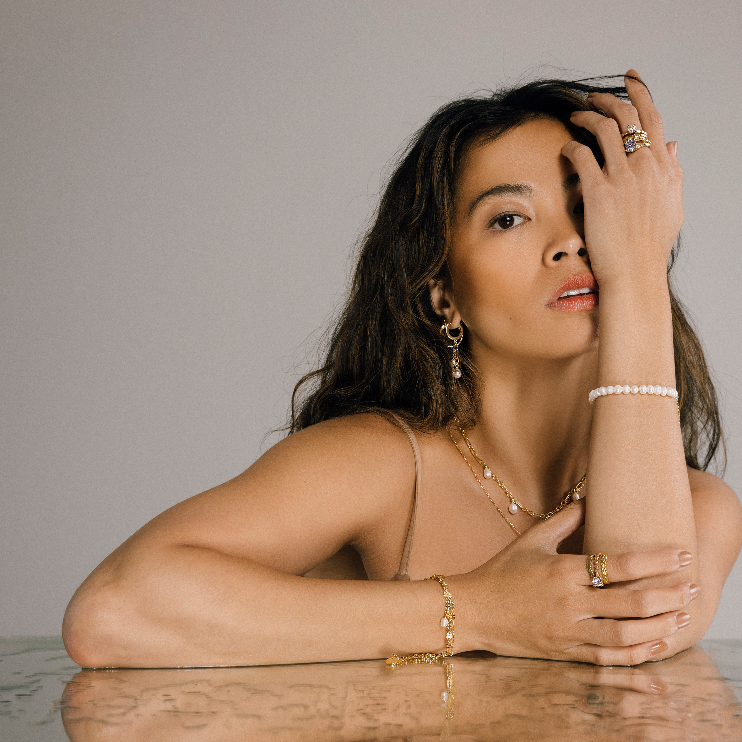 skartgripir með perlum