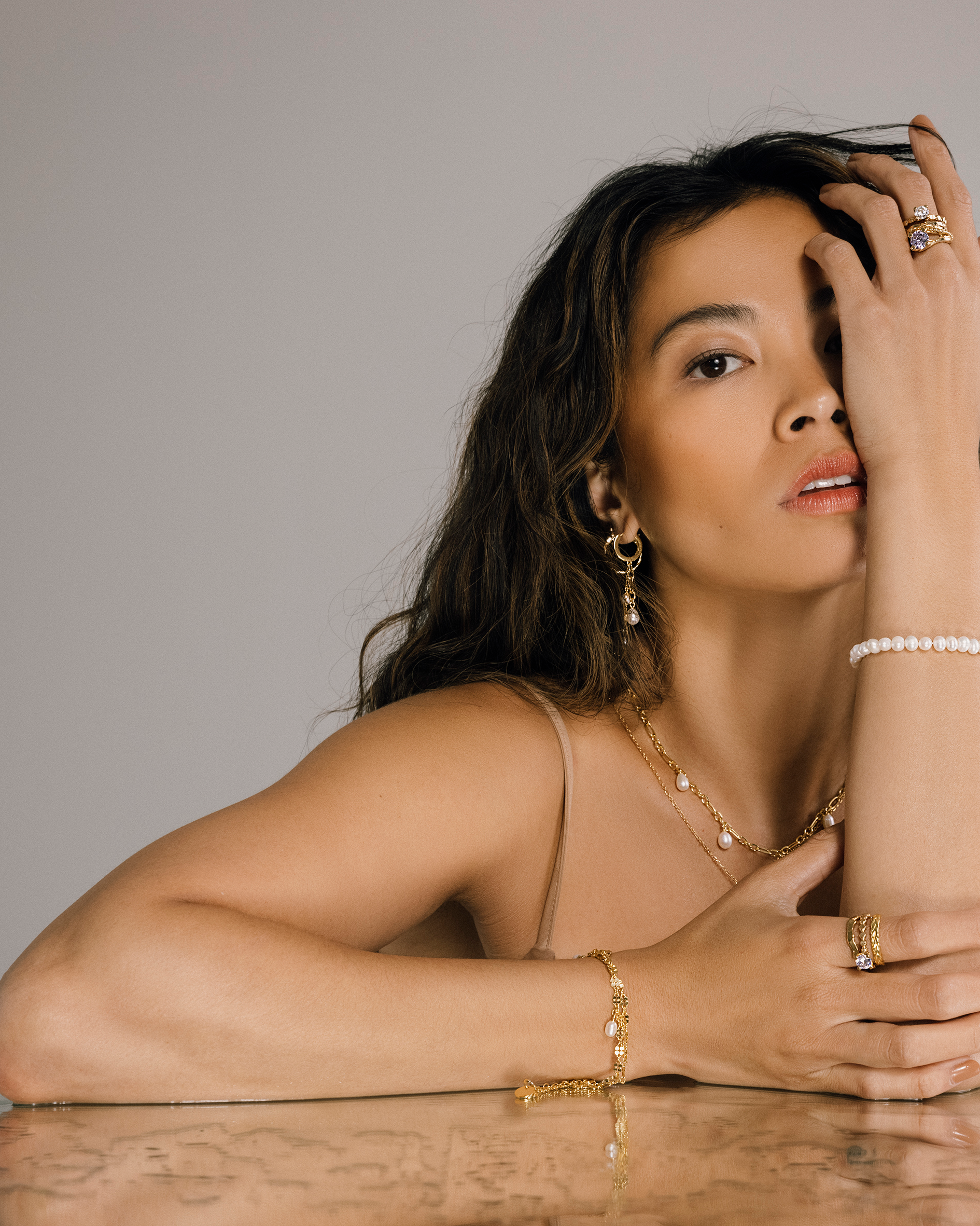 skartgripir með perlum