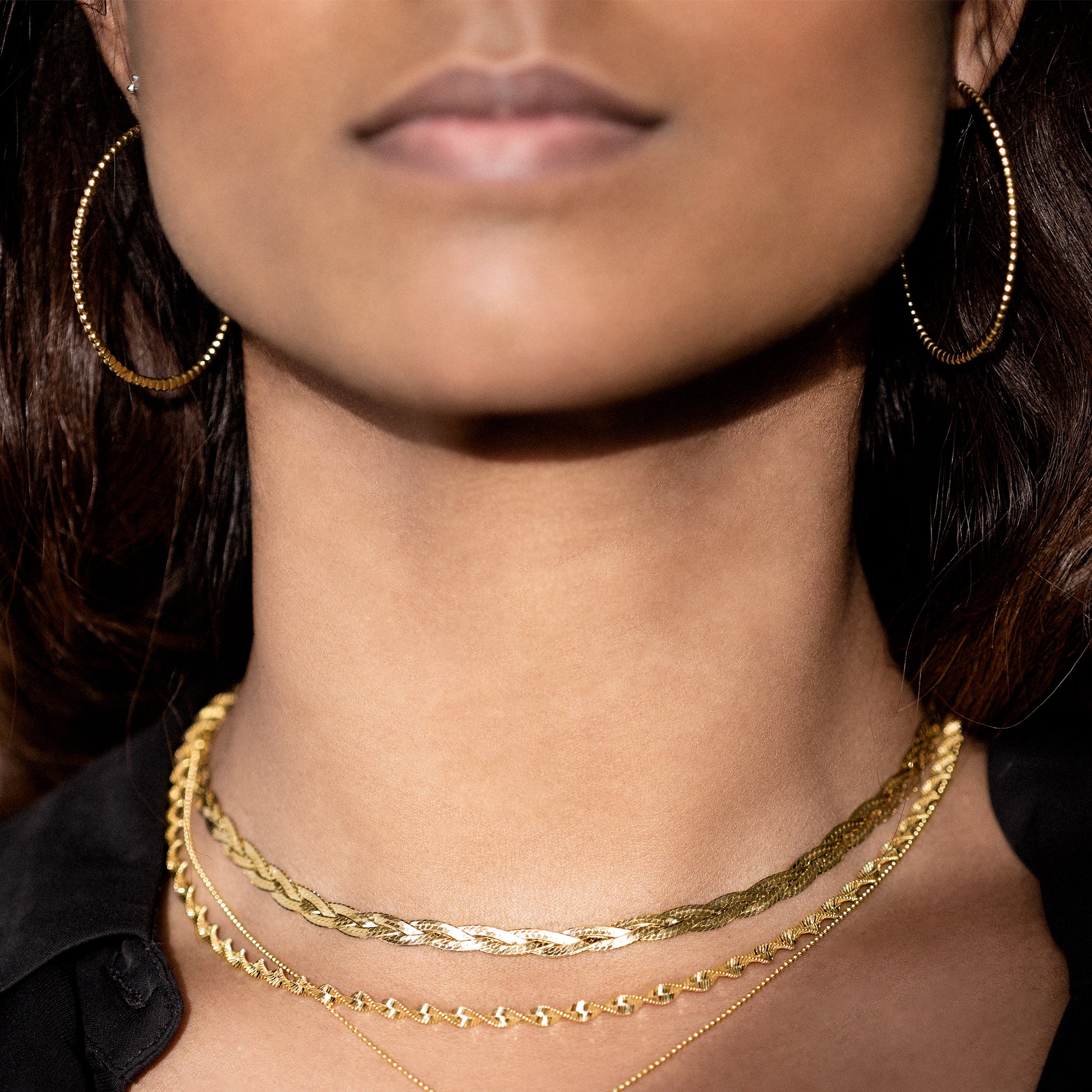 tails eyrnalokkar gylltir