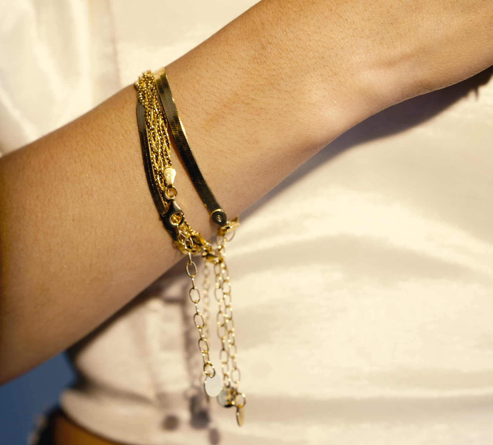 Armband háglans gyllt