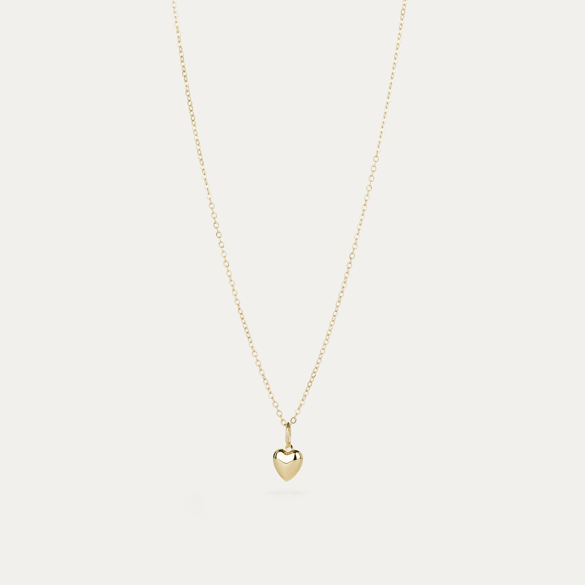 hálsmen með hjarta 14kt gull