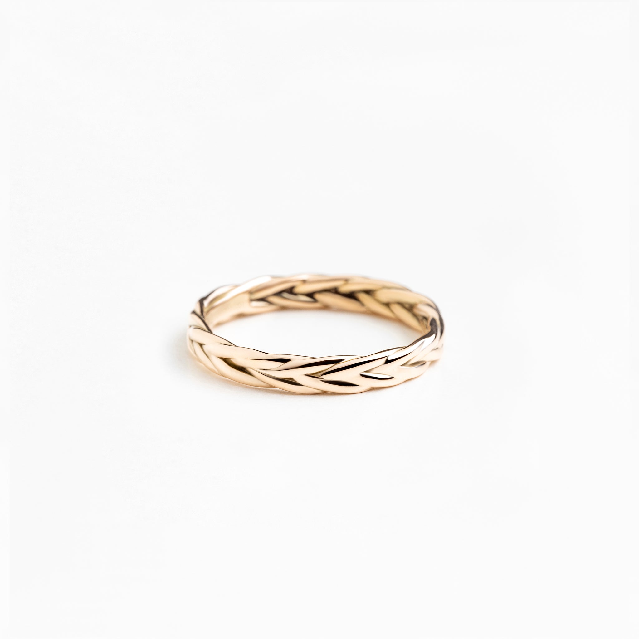 Hringur fiskiflétta 14kt gull