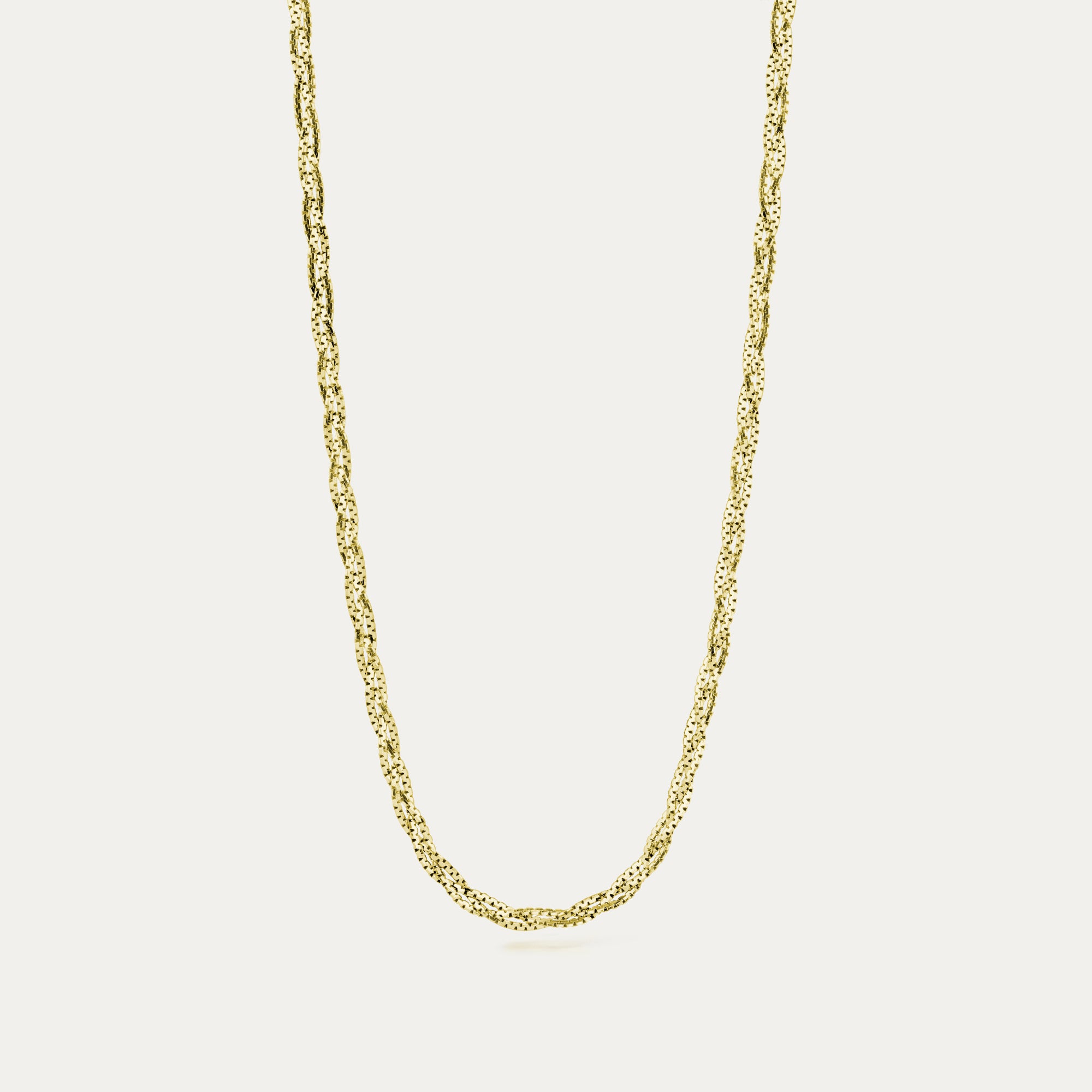 Hálsfesti fossflétta gróf gyltt