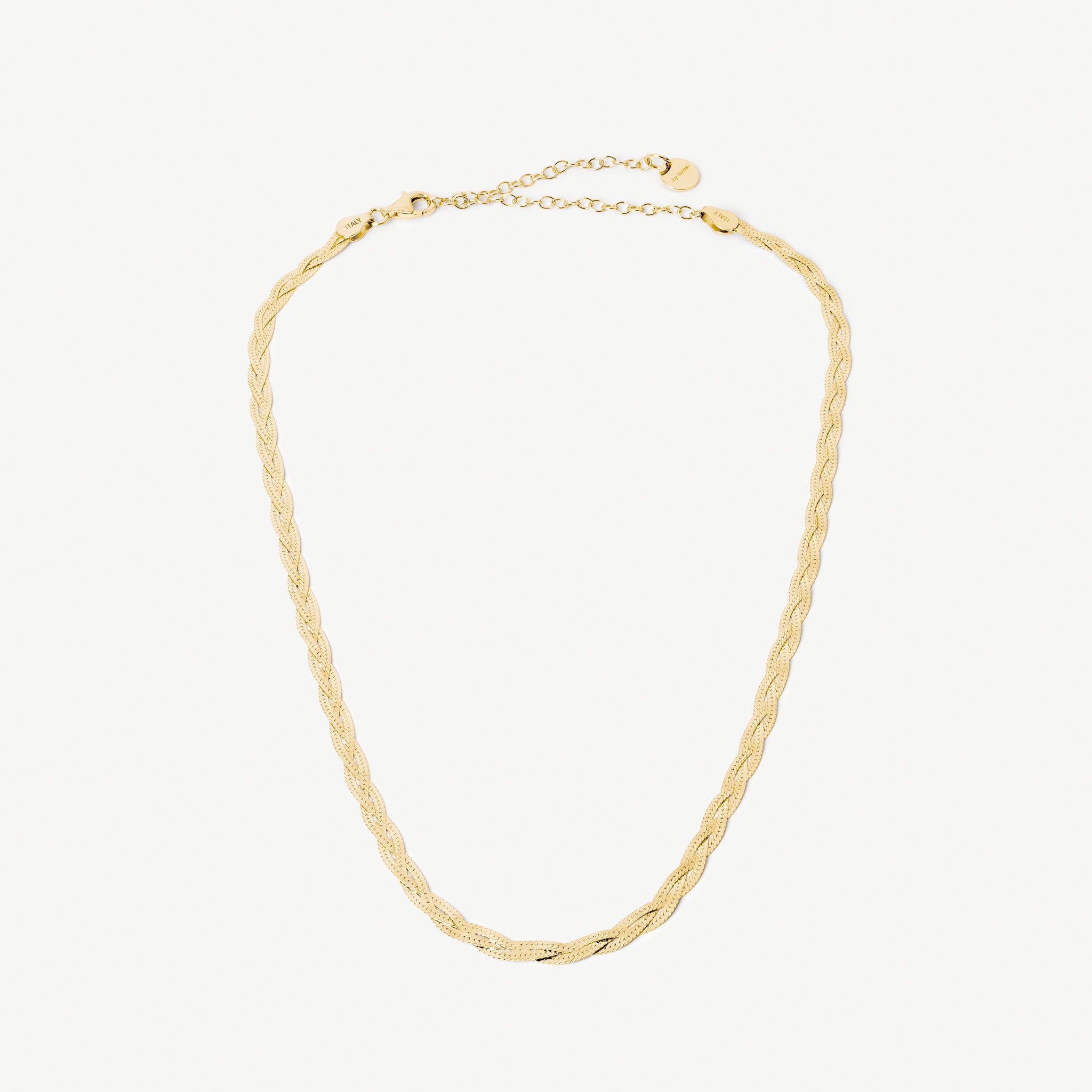 Hálsfesti Fossflétta gyllt