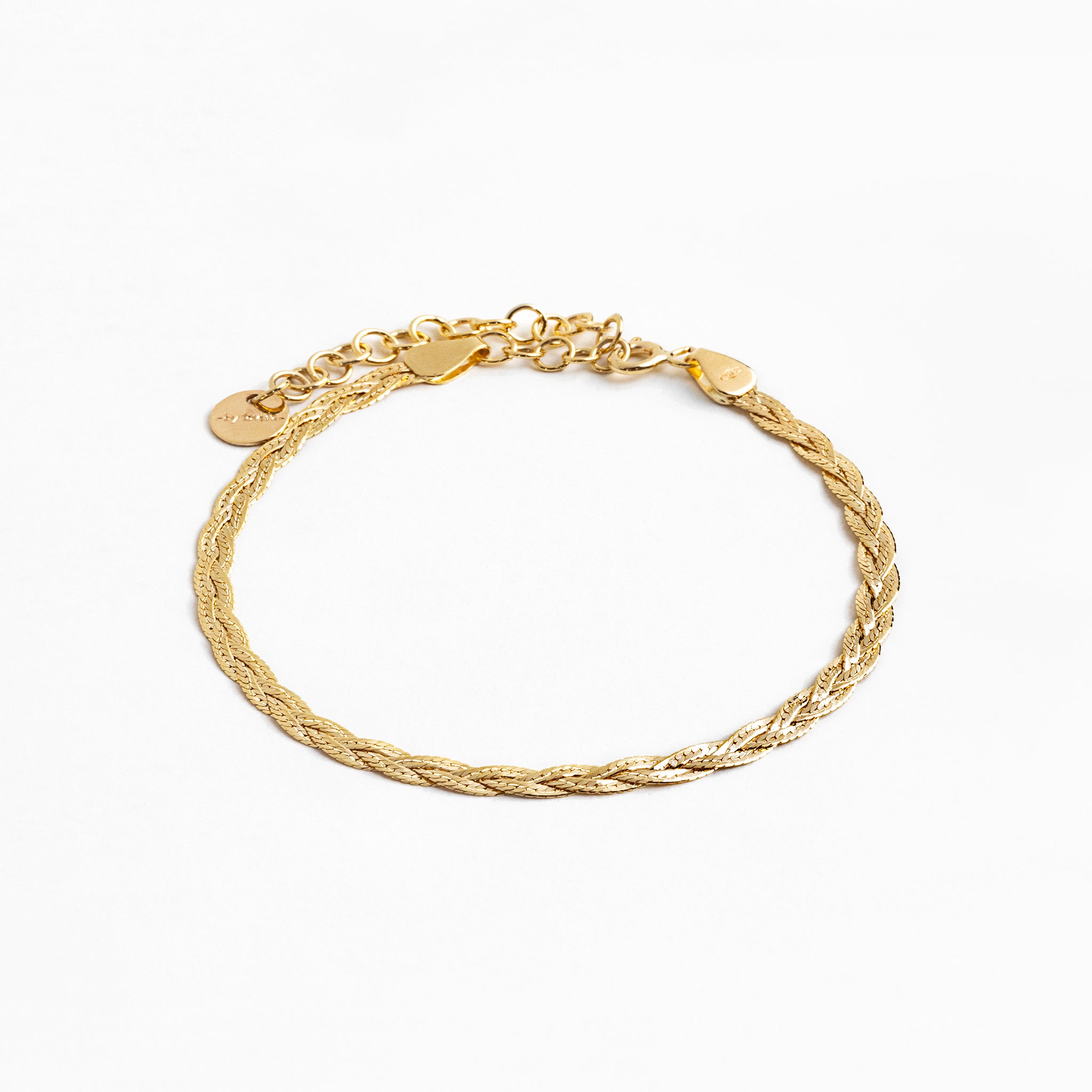 Armband 14kt gull fossflétta