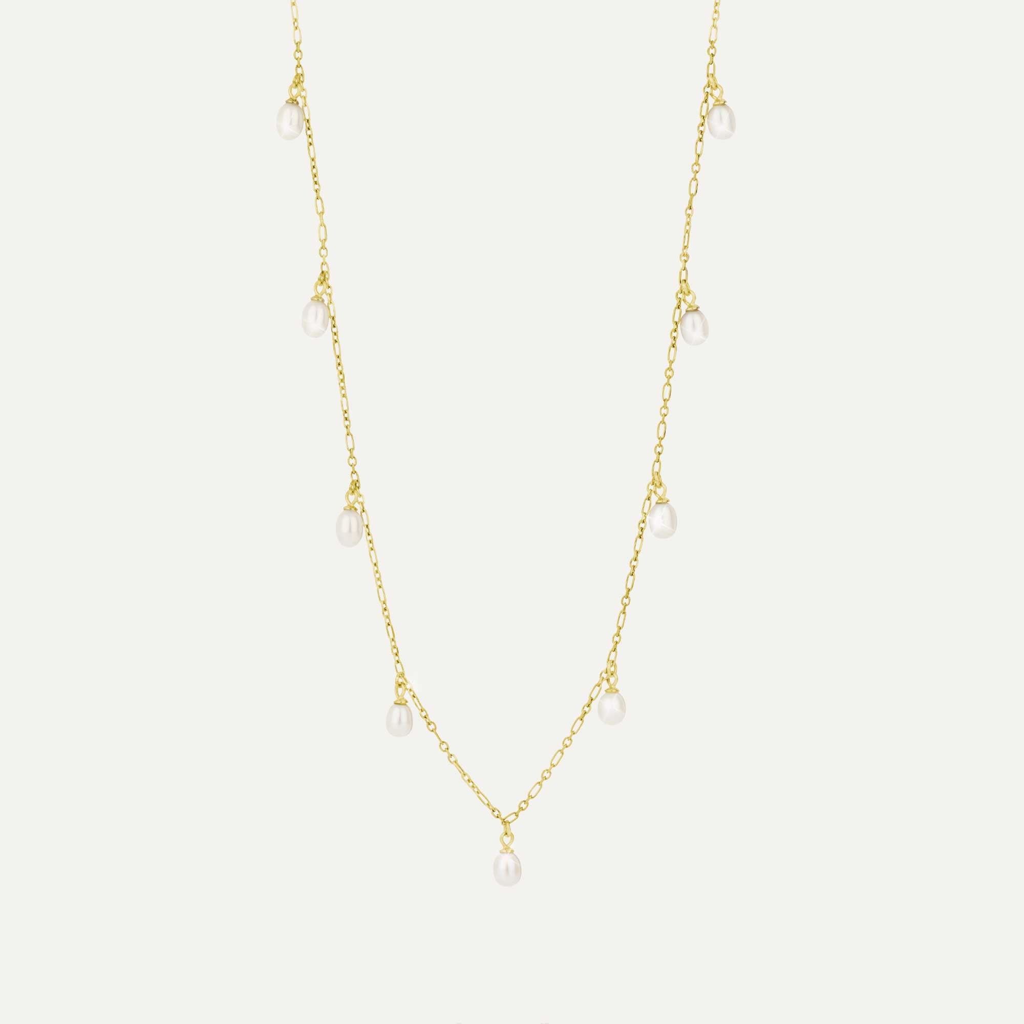 hálsfesti með níu perlum