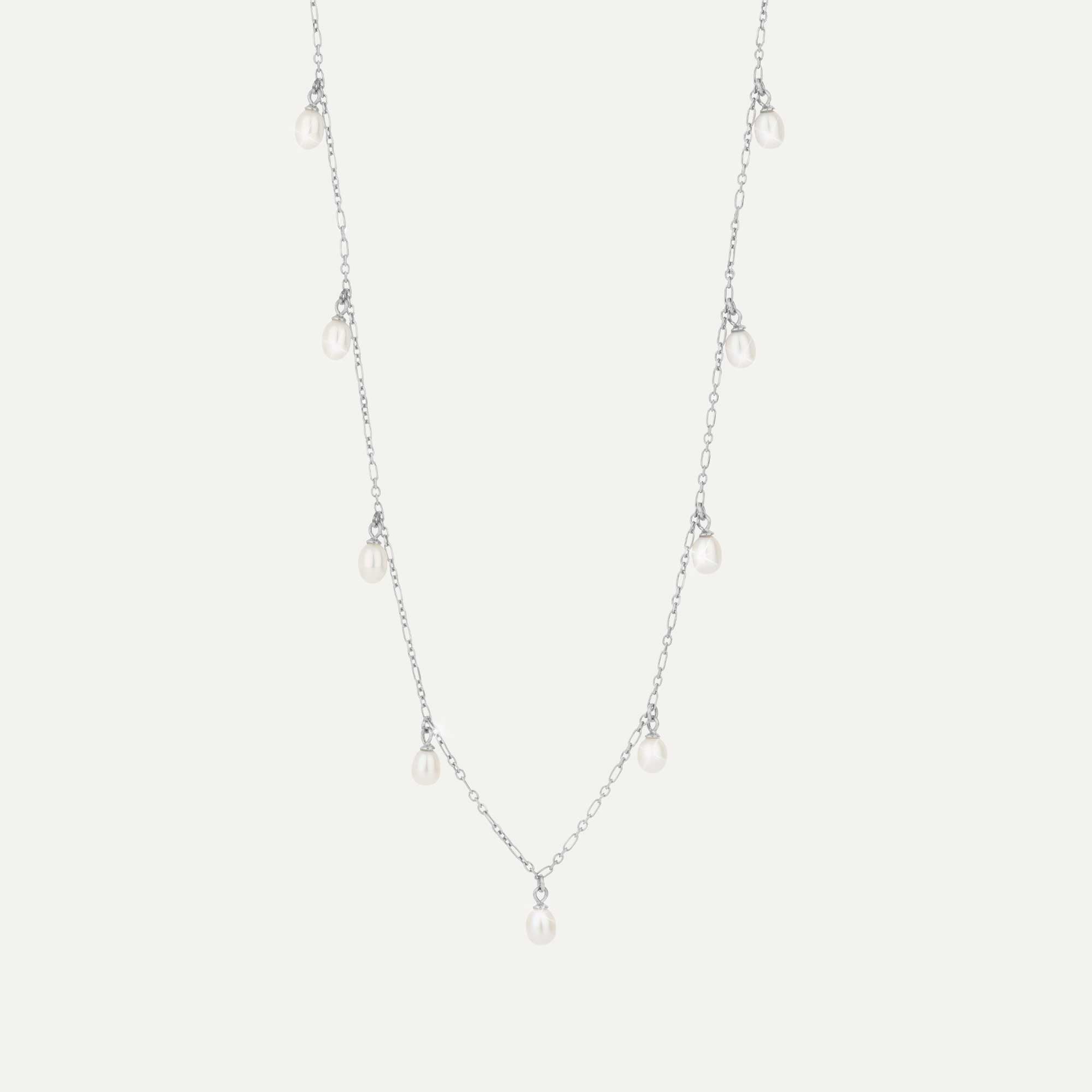 hálsfesti með níu perlum