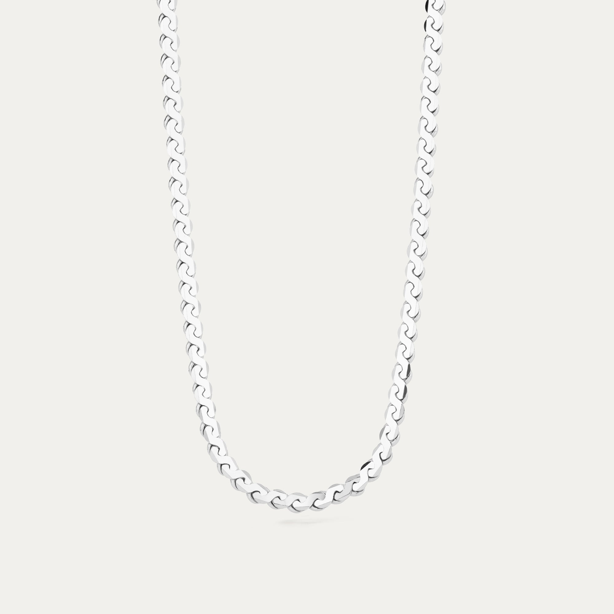 hálsfesti keðja sterling silfur