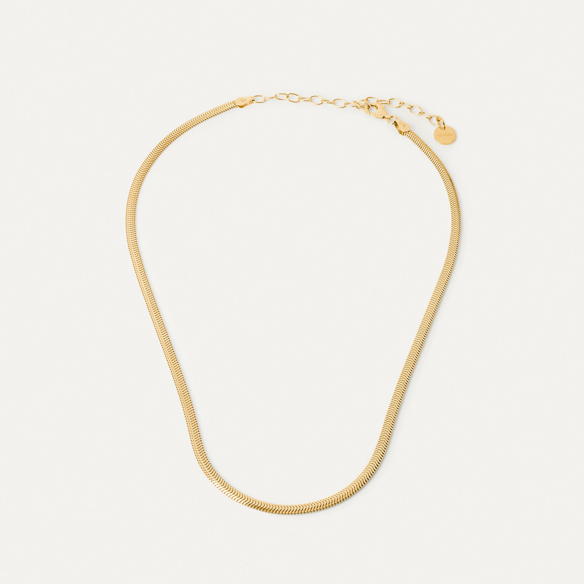 Fínleg hálsfesti hrygg gyllt