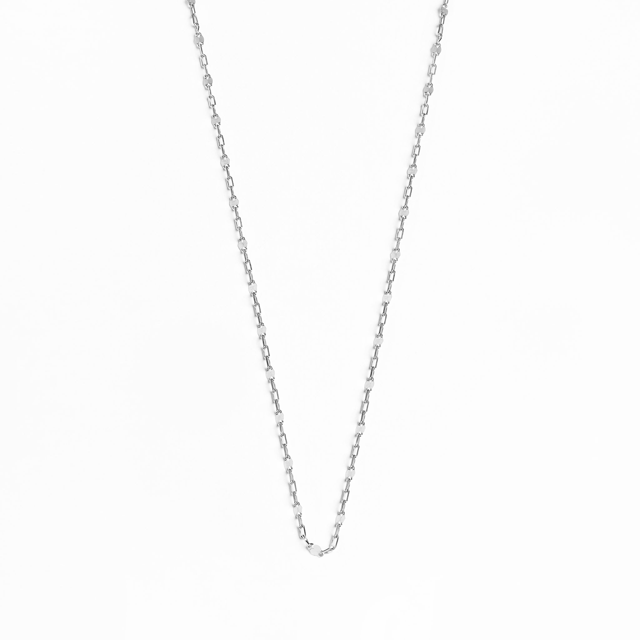 hálskeðja 14kt hvítagull