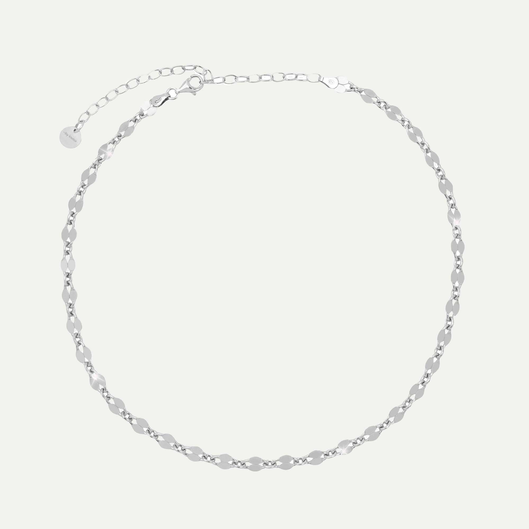 ork keðja hálsfesti silfur