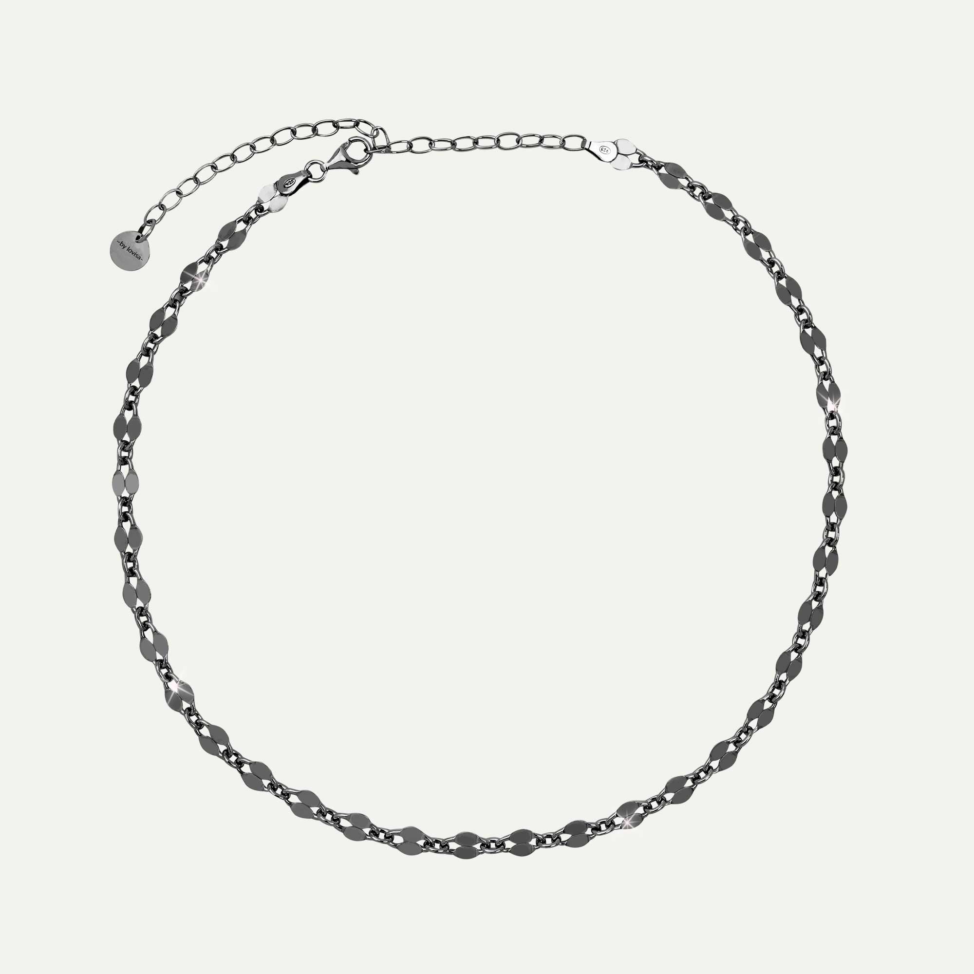 ork keðja hálsfesti svört