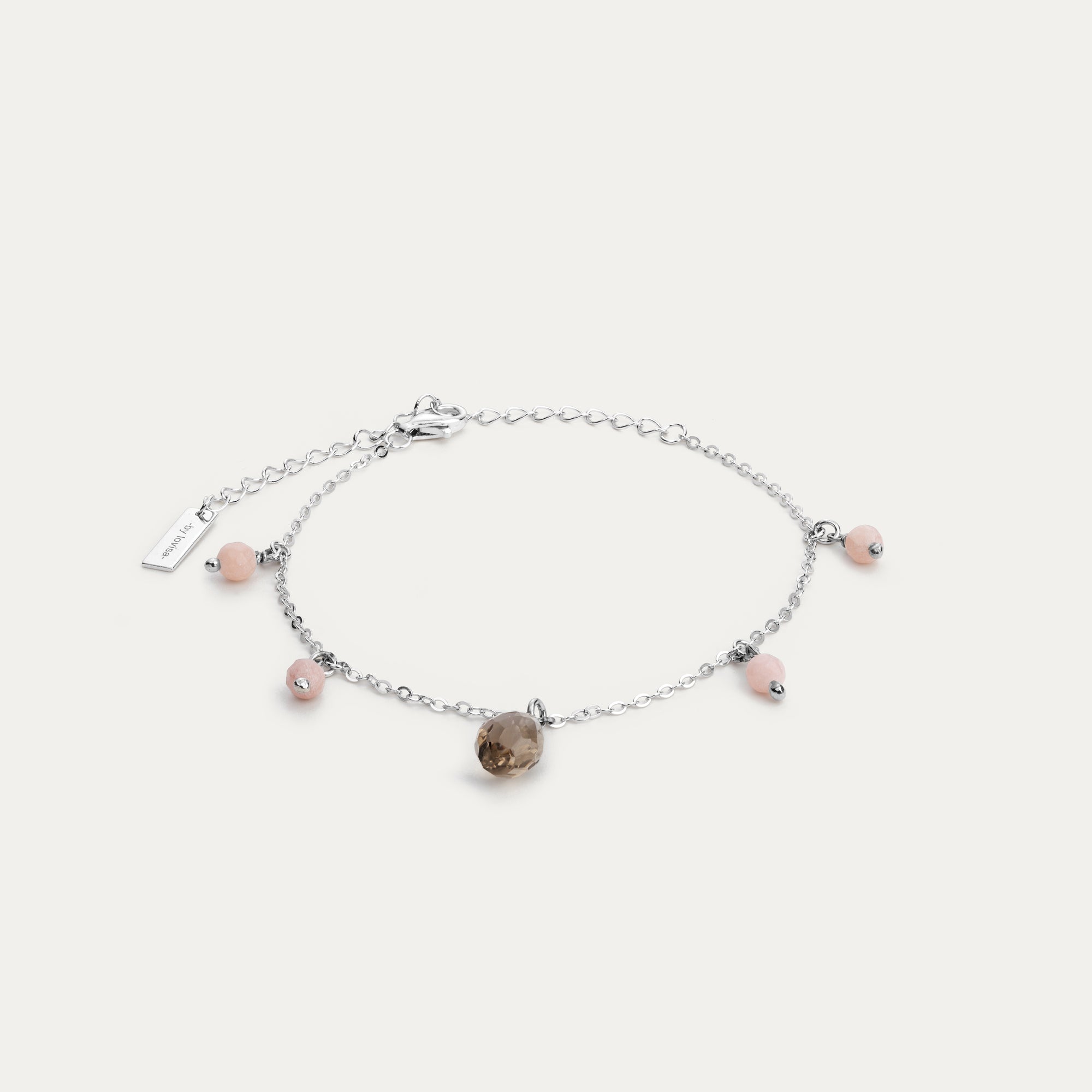 armband með náttúrusteinum