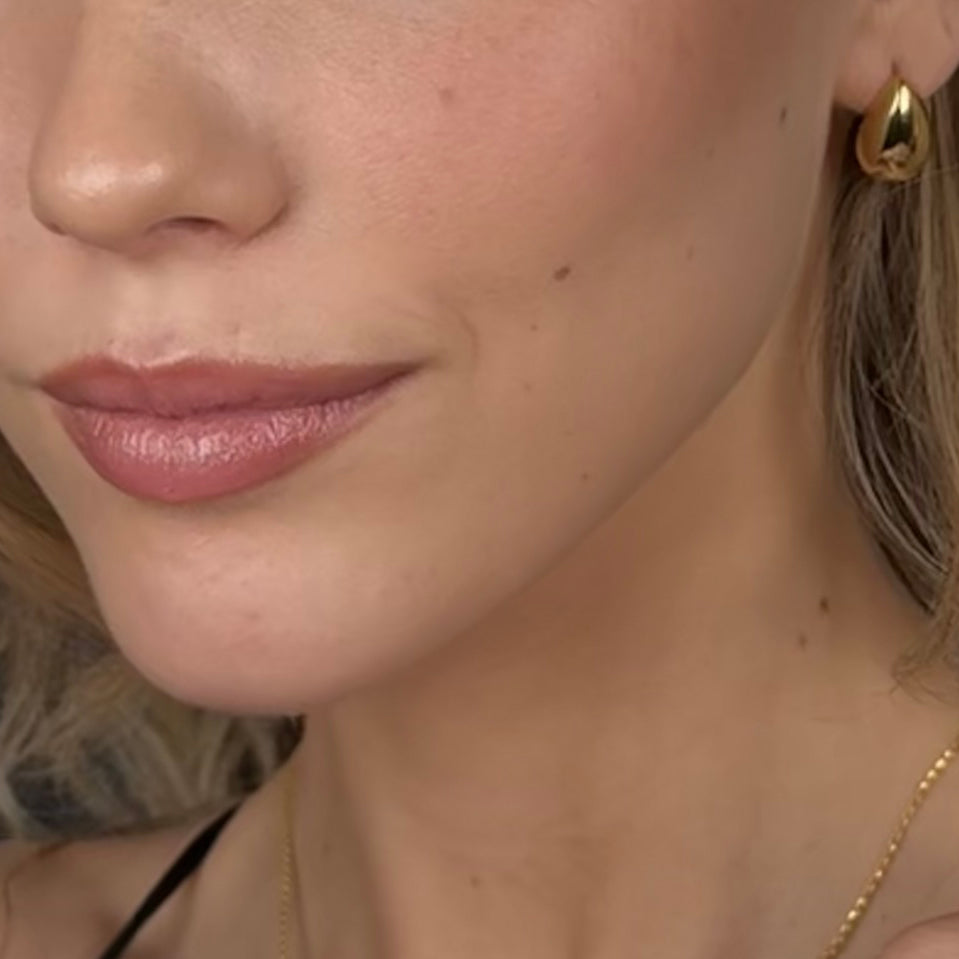 eyrnalokkar studs gylltir