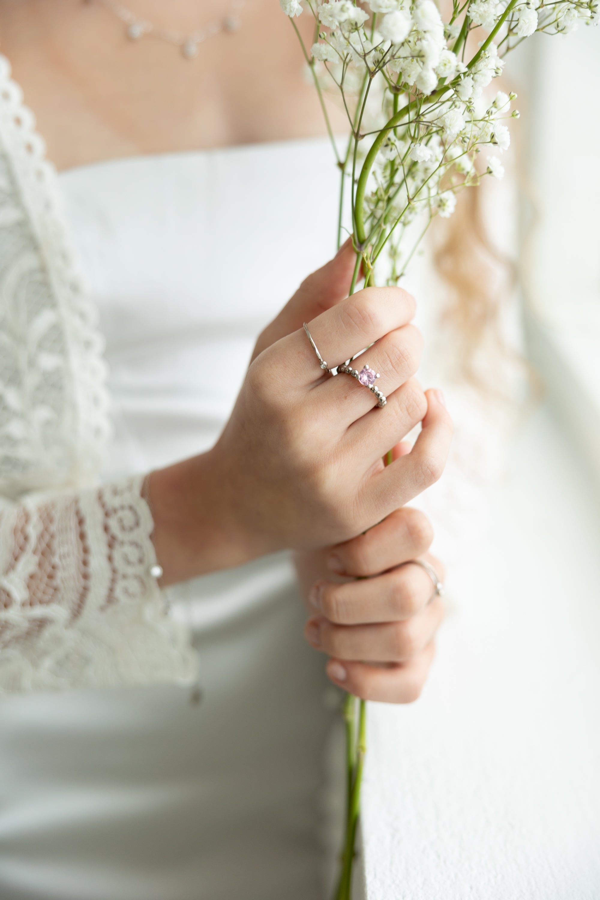 Fíngerðir 14kt gullskartgripir