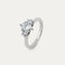 Demantshringur Oval - 1ct + .5ct