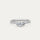 Demantshringur Round Brilliant - .35ct + .10ct