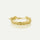 armband fiskiflétta gyllt