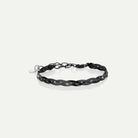 Armband fossflétta svart
