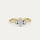 Demantshringur Oval - .5ct + .2ct